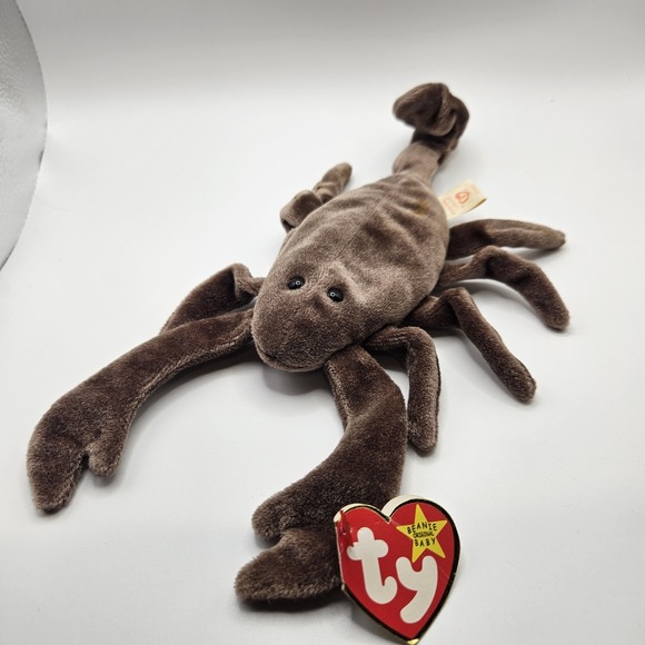 Ty Beanie Babie Bundle: Crooks, Stinger, Iggy.‎ Lizzy, And Teenie Beanie Iggy - Picture 6 of 11